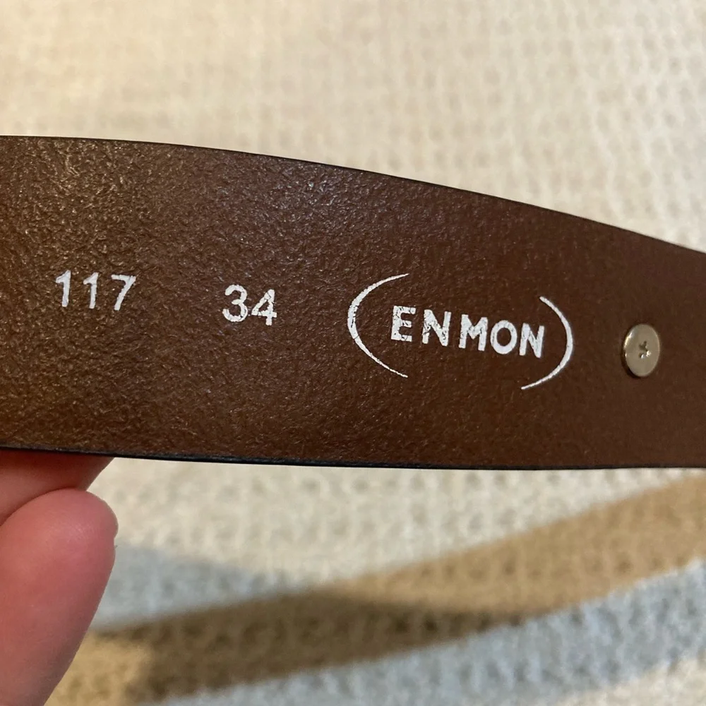 Men’s Enmon Ole Miss Rebels Leather Belt